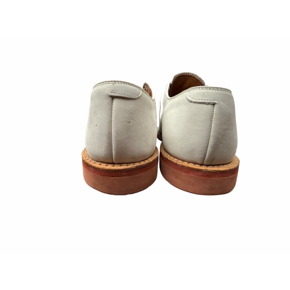 Warrior Ltd White Leather Derby Shoes Vibram USA Made Men’s 11 Custom Grade - Picture 6 of 16